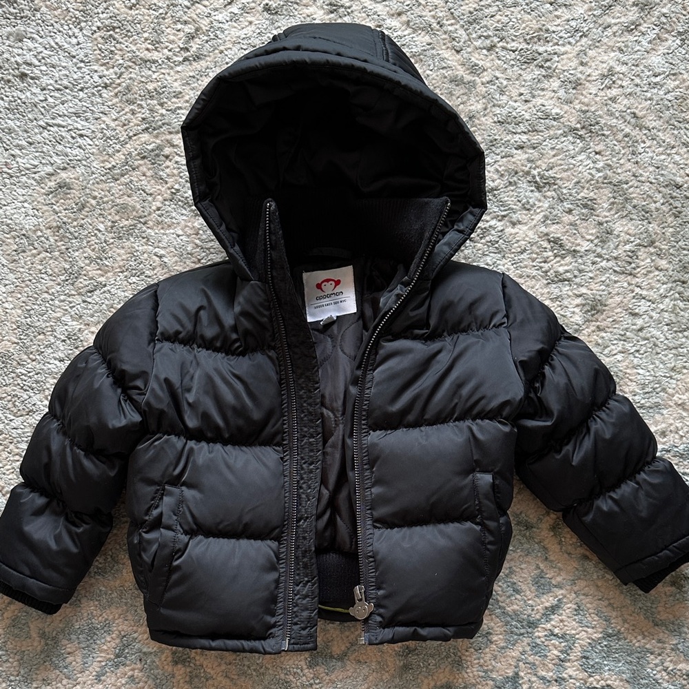 Appaman Black Puffer Jacket 2T